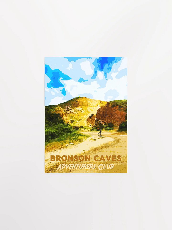 Bronson Caves Adventurers Club Poster Unframed product image (1)