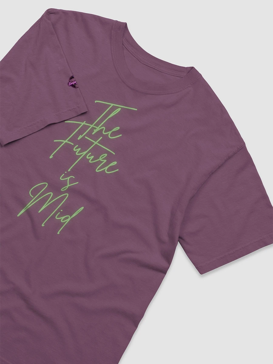 The Future is Mid Green Neon Print T-shirt product image (29)