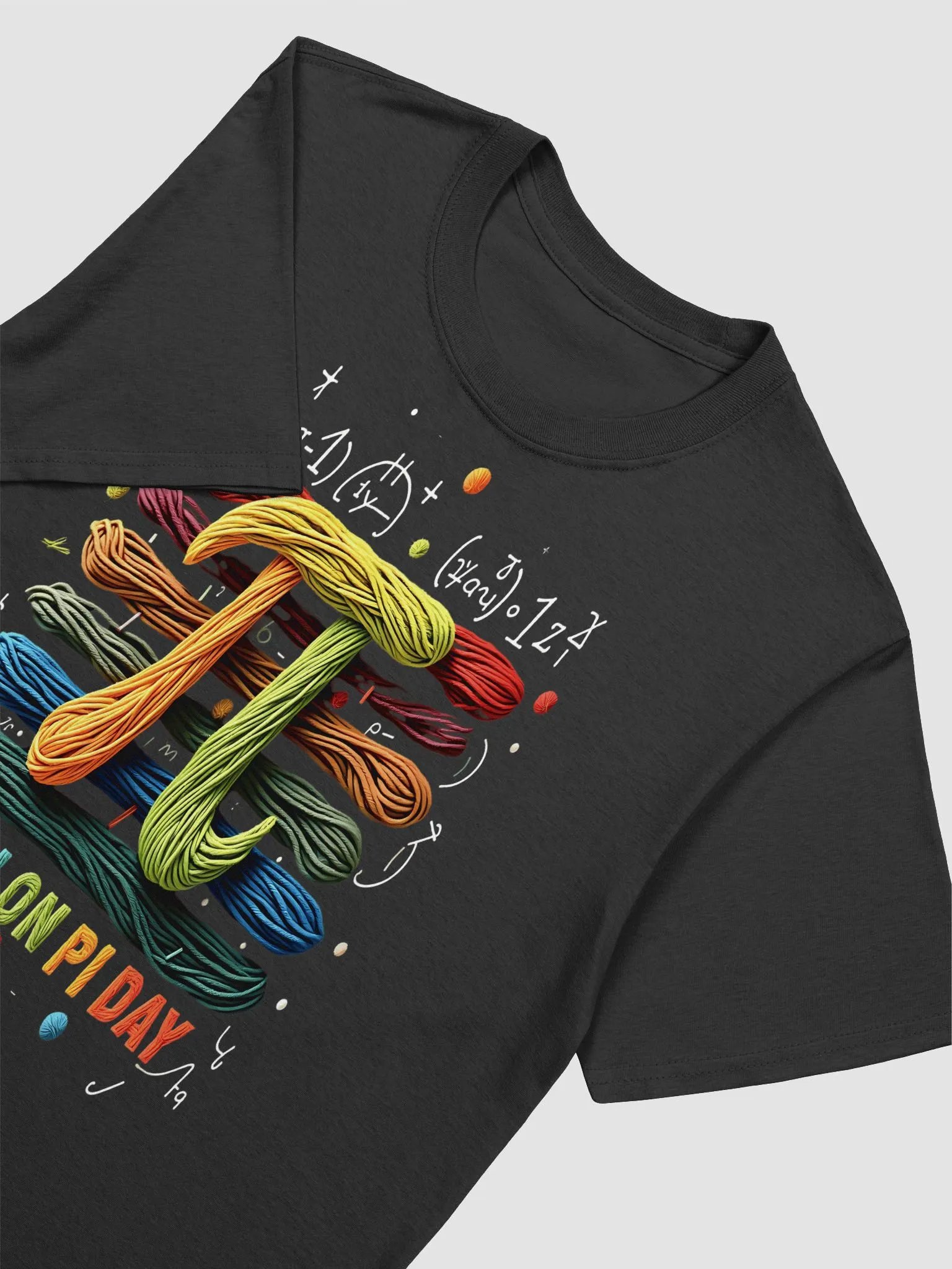 Born on Pi Day T-Shirt - Colorful Yarn Art Math Design | Geek & Nerd Gift product image (7)