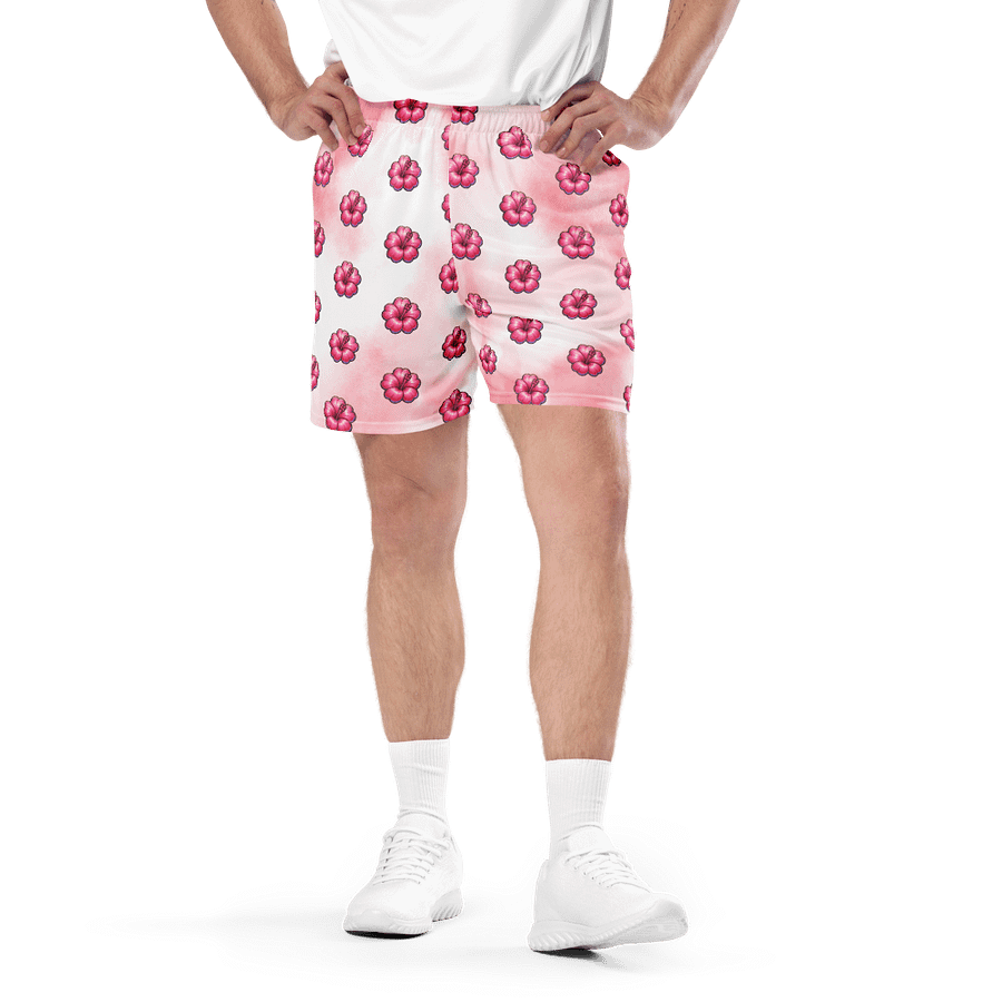NRG Cherry Blossom Athletic Shorts (Pink Marble) product image (1)