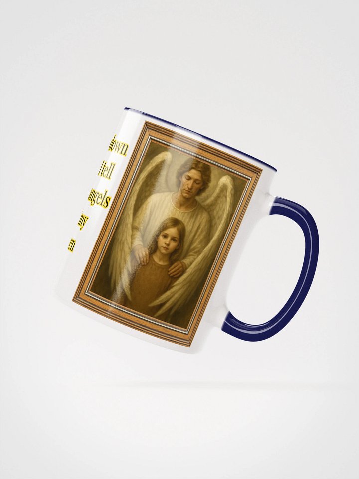 Angels Watch Over Them (Female) 2-Tone Ceramic Mug product image (2)
