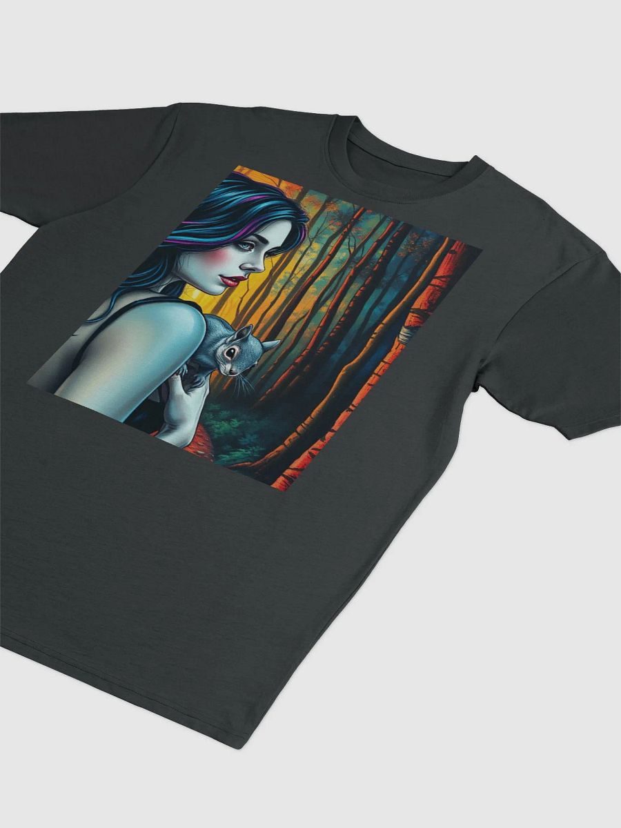 Just a girl and her squirrel. Super soft and comfy tee product image (3)