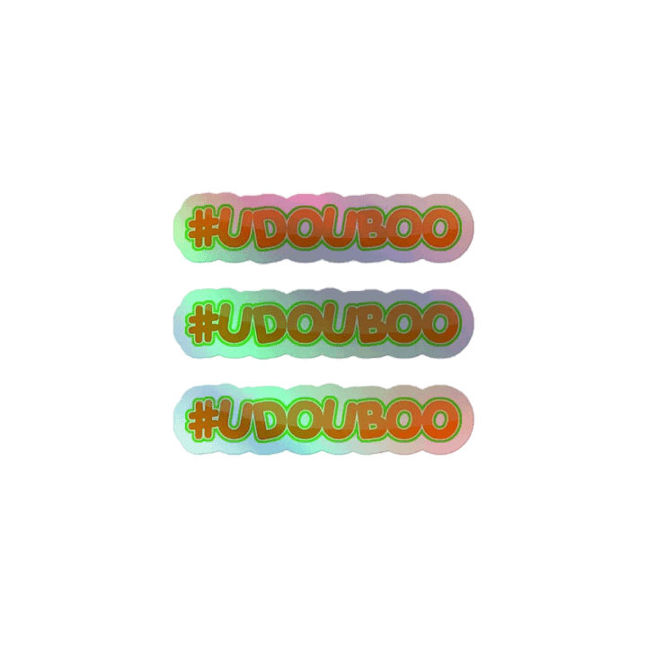 UDOUBOO Holographic Sticker Set product image (1)