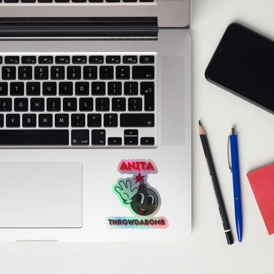 Anita Throwdabomb Holographic Sticker product image (12)