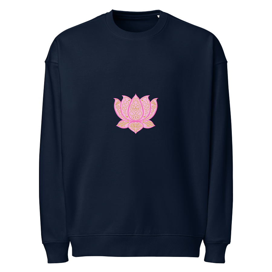 Golden Lotus Unisex Organic Sweatshirt product image (1)