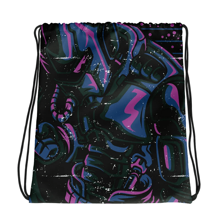 Futuristic Armor All-Over Drawstring Bag product image (1)