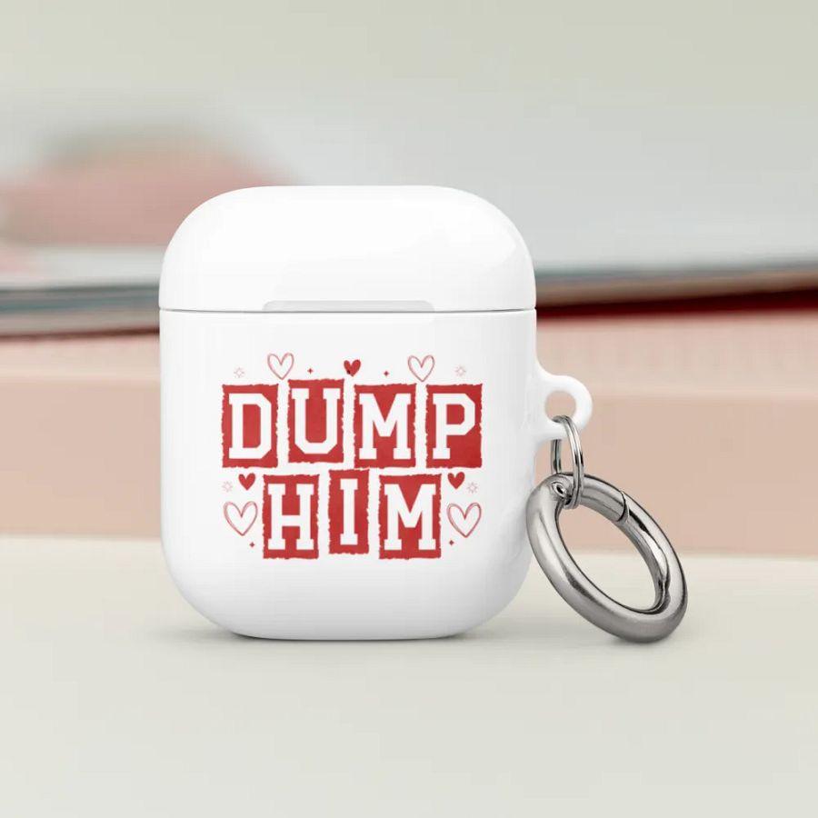 'DUMP HIM' All-Over Print AirPods® Case product image (8)