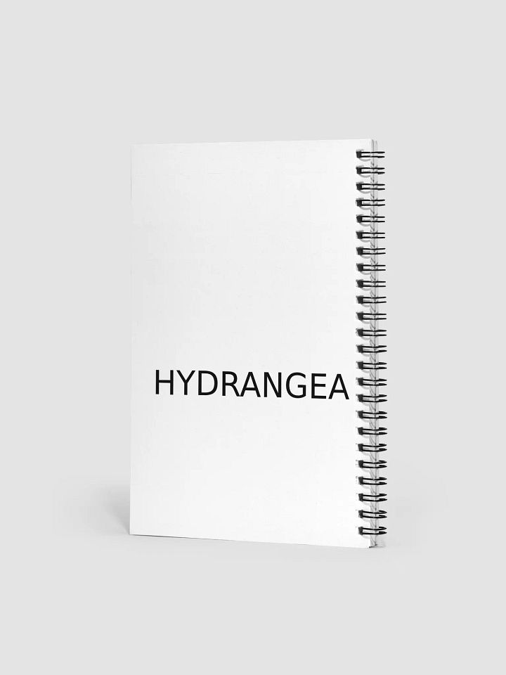 Hydrangea Kitty Dreams Spiral Notebook product image (2)