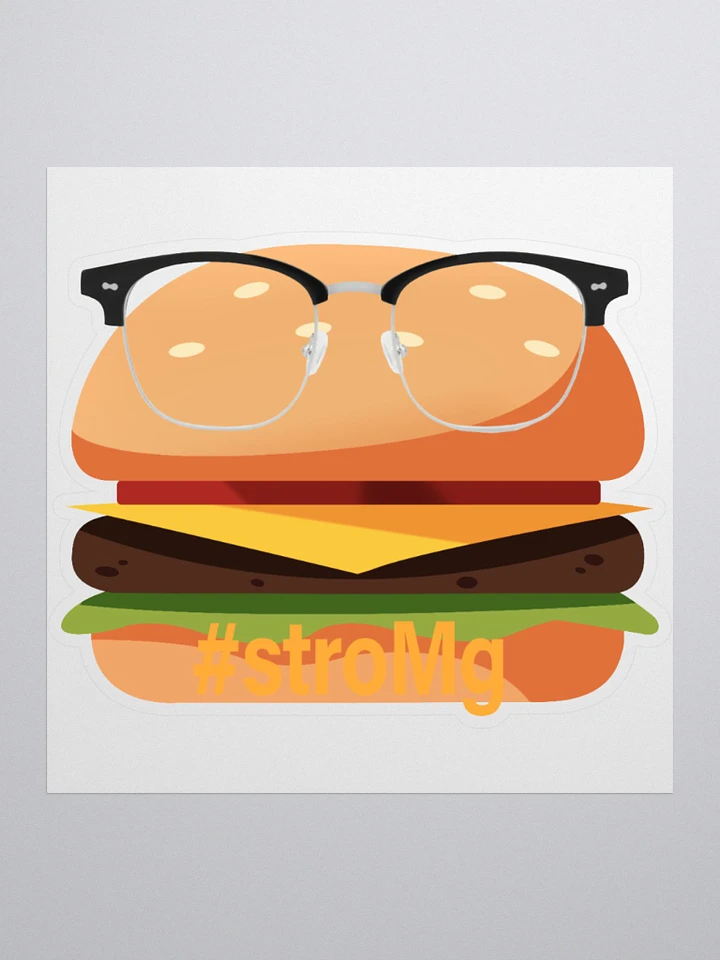 Burger Was The Case Sticker product image (1)