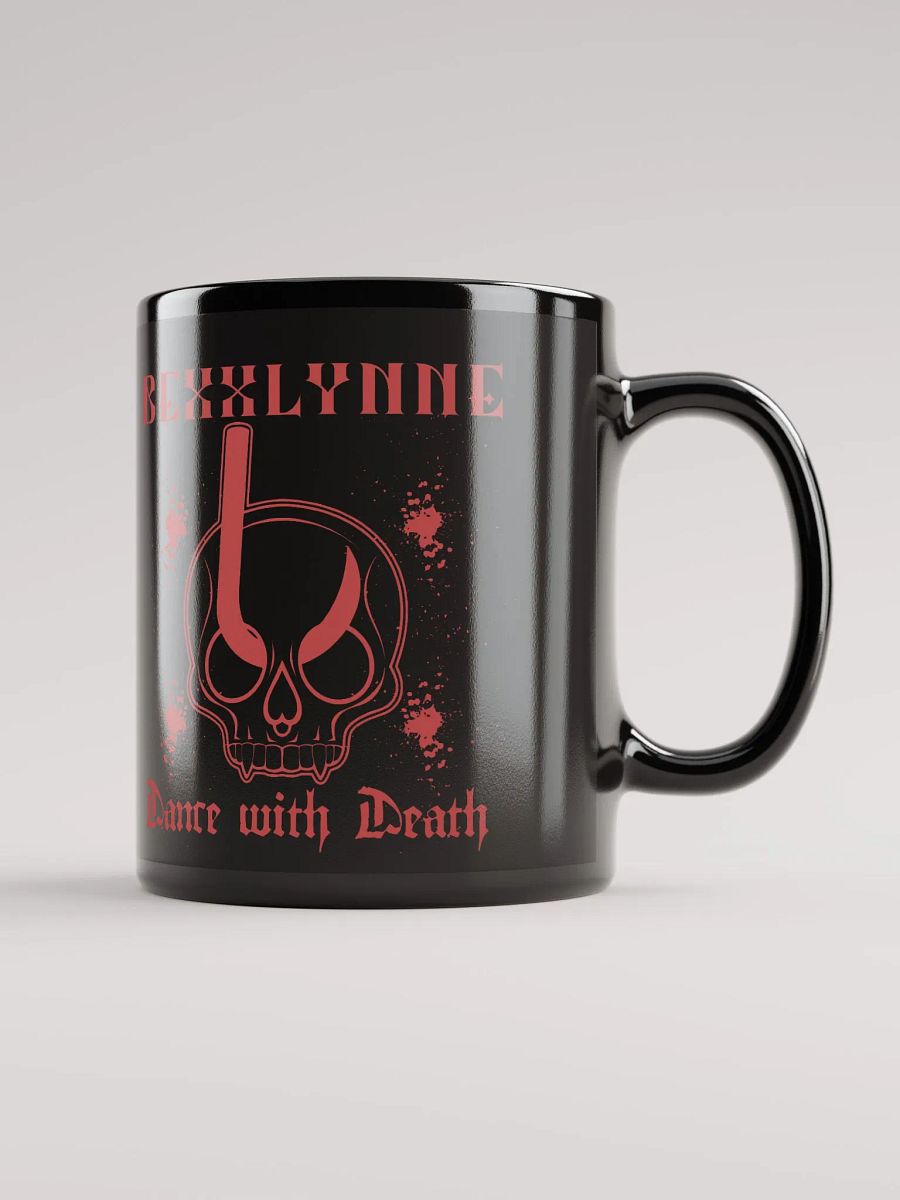 DANCE WITH DEATH BLACK GLOSSY MUG product image (2)