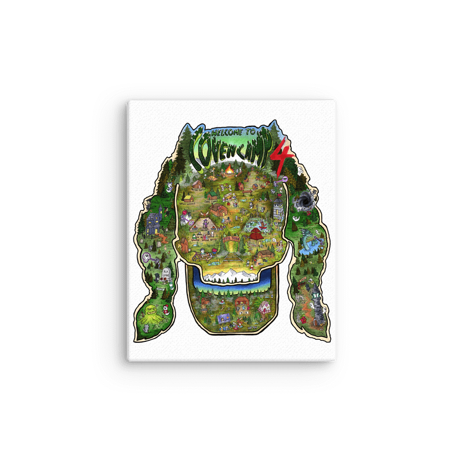 Coven Camp Map 25 Thicc Canvas Print product image (3)