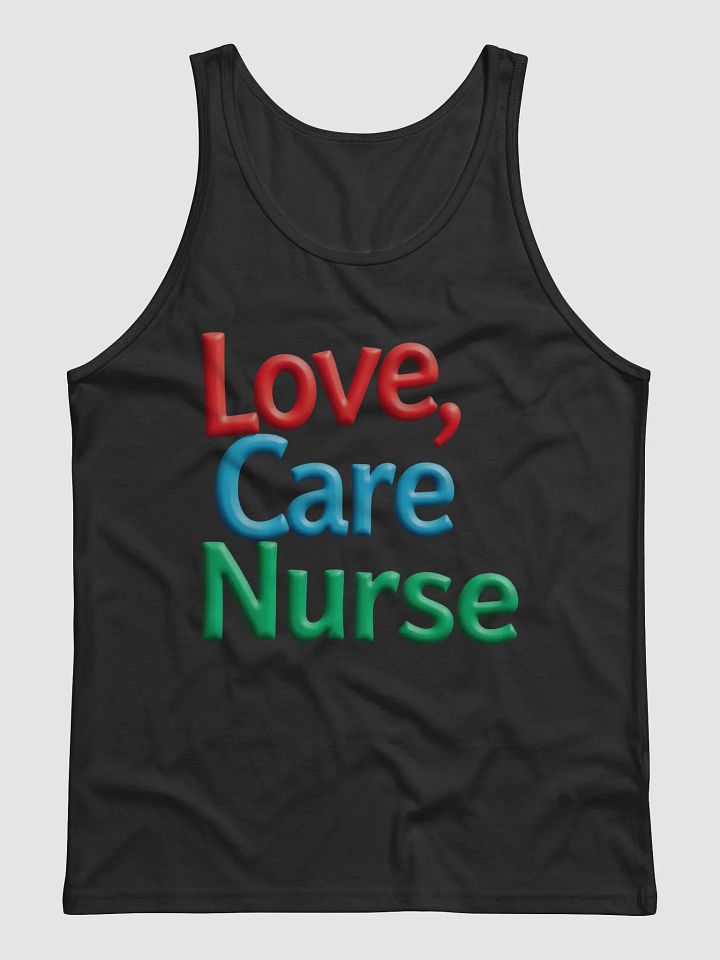 Vibrant 3D Love, Care, Nurse Tank product image (4)