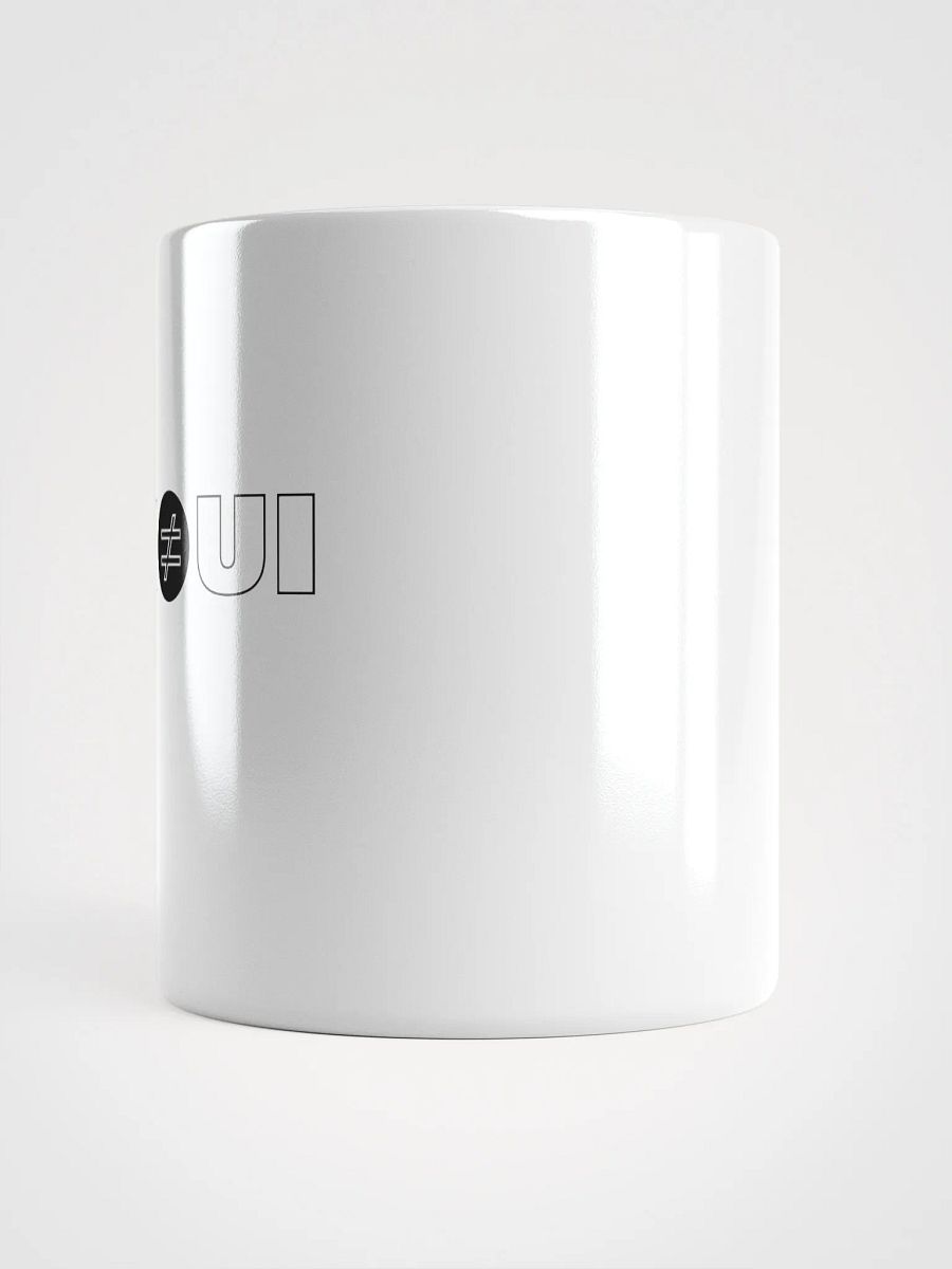 UX ≠ UI White Mug product image (5)