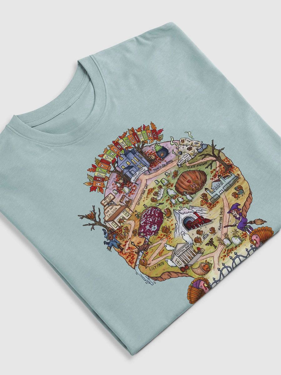 Thanksgiving Butthole City Map Heavyweight Tee product image (5)