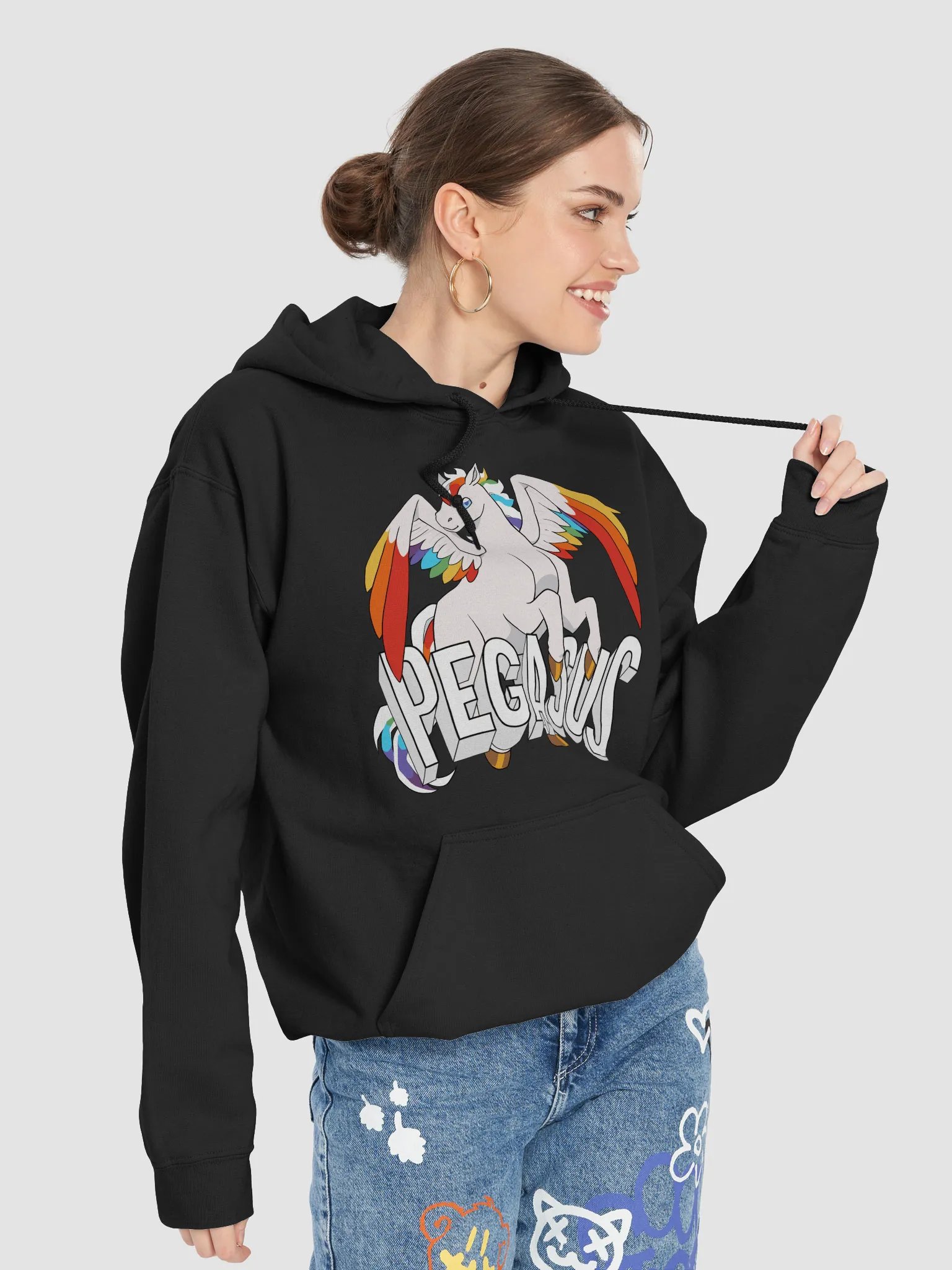 Rainbow Pegasus Hoodie product image (82)