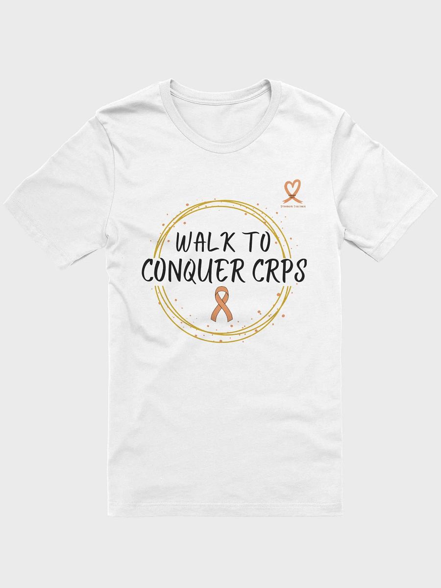 OFFICIAL Walk to Conquer CRPS T-Shirt -Black Print (Unisex) product image (3)
