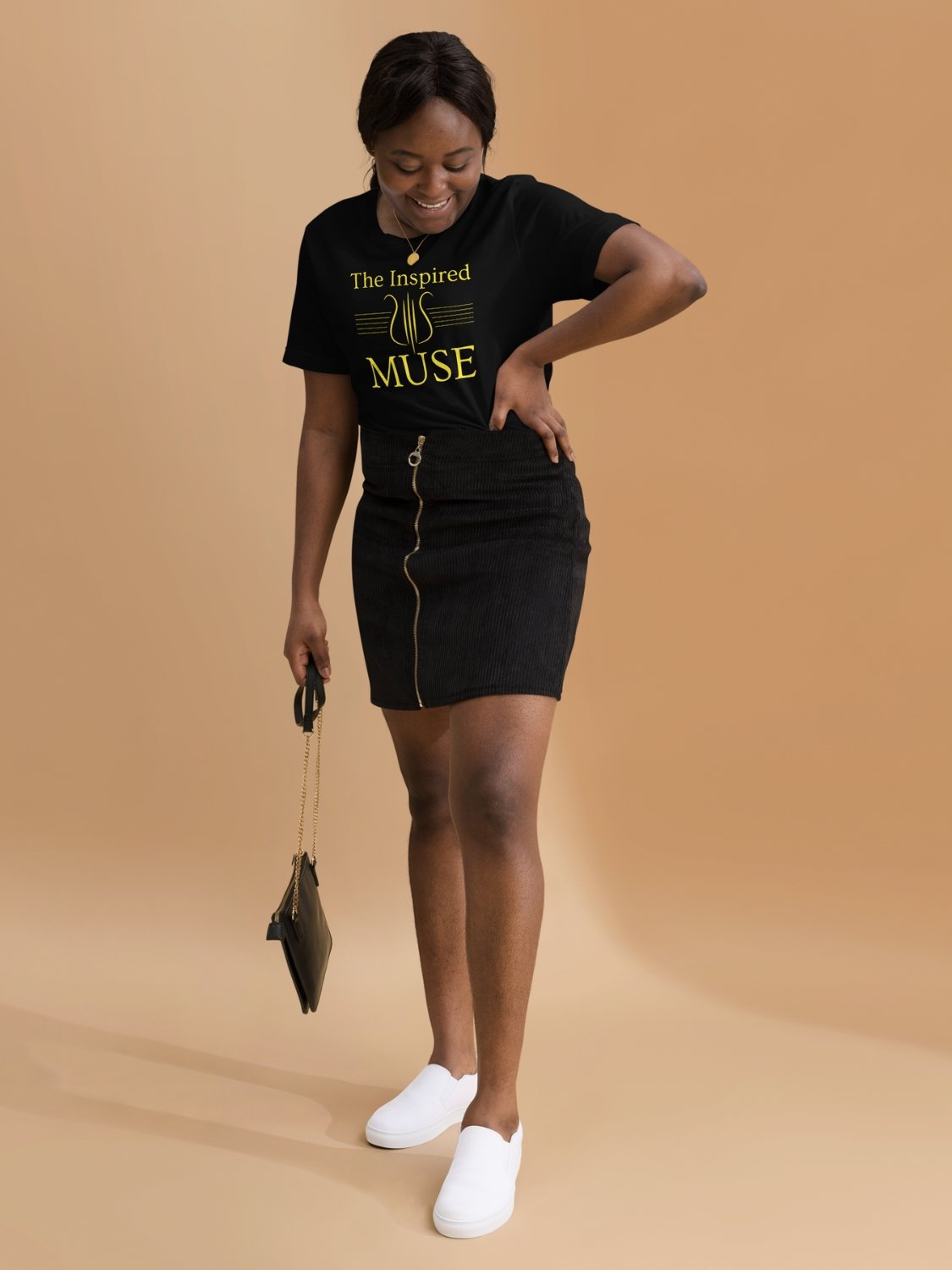 The Inspired Muse Black T-Shirt product image (5)