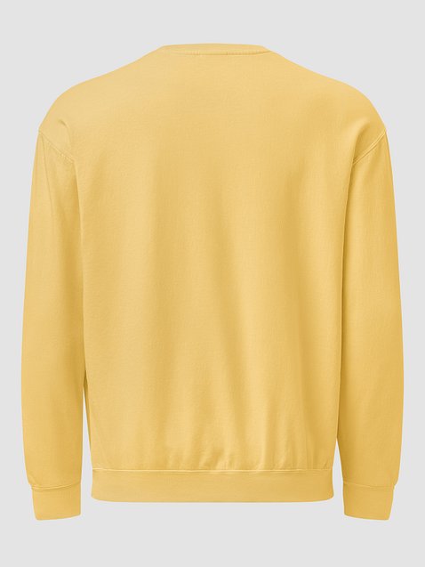 Photo showing Comfort Colors Unisex Garment-Dyed Fleece Crewneck Sweatshir