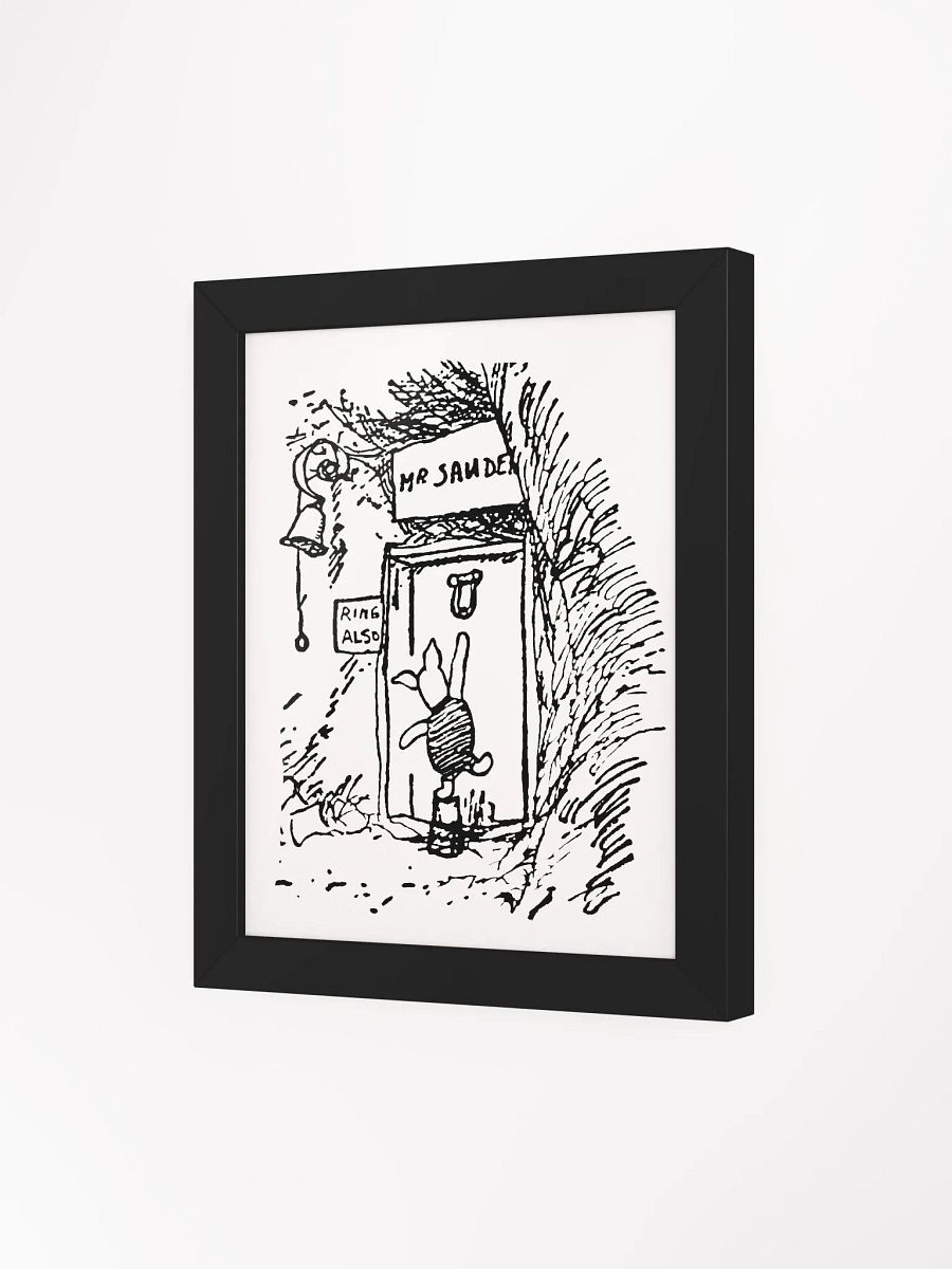 Piglet at Pooh Bear's House Framed Artwork product image (4)