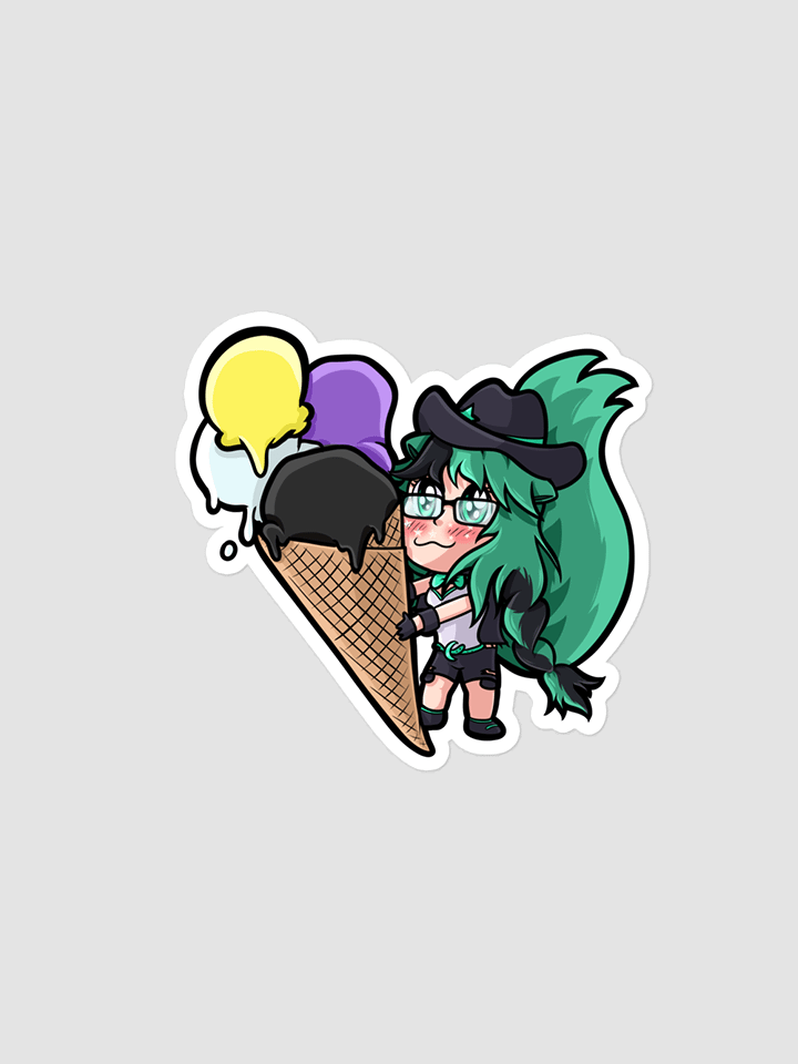 Mintzey Moon Pride Non-Binary Sticker product image (2)