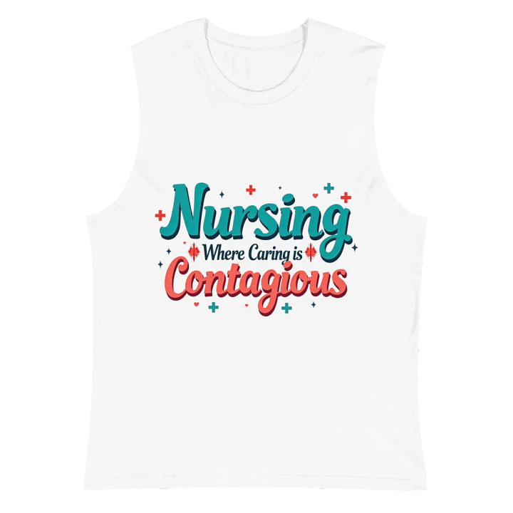 Caring is Contagious Muscle Tank product image (2)