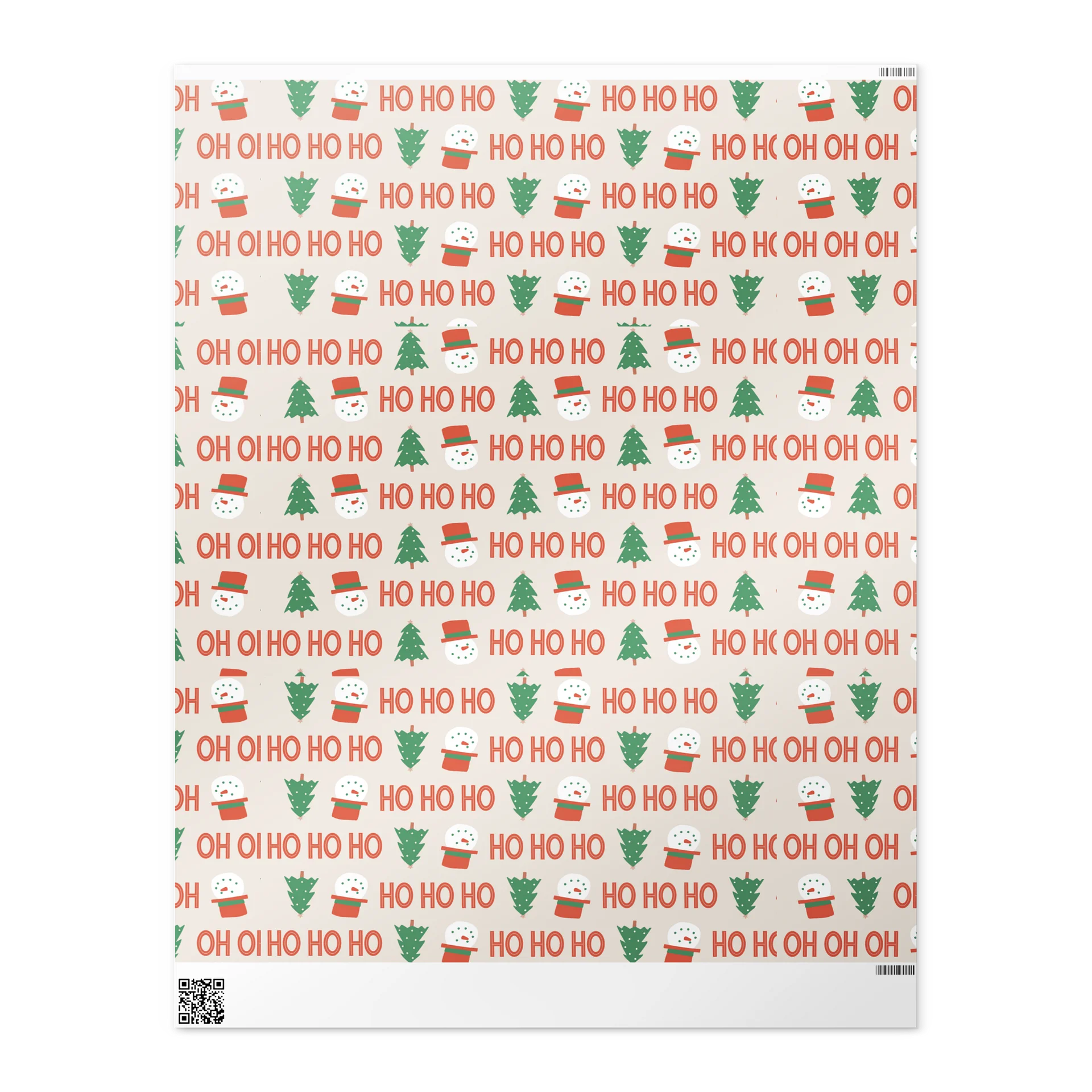 Ho Ho Ho Wrapping Paper product image (1)