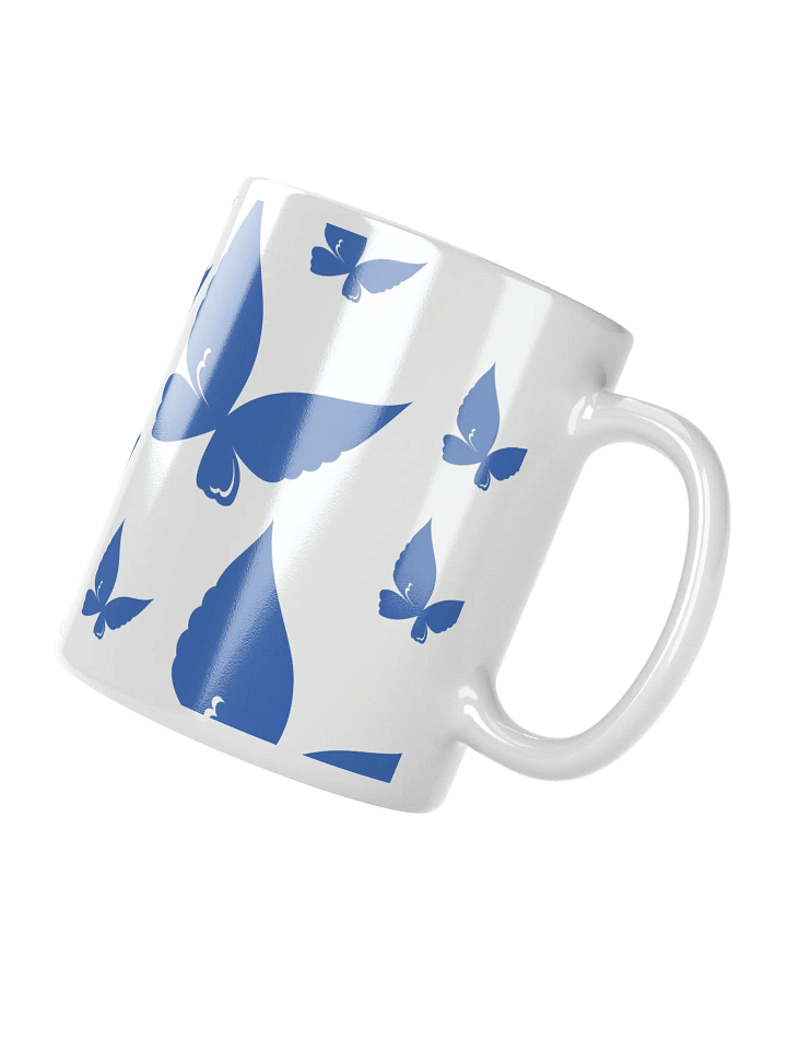 Blue Butterfly Silhouettes Mug product image (4)