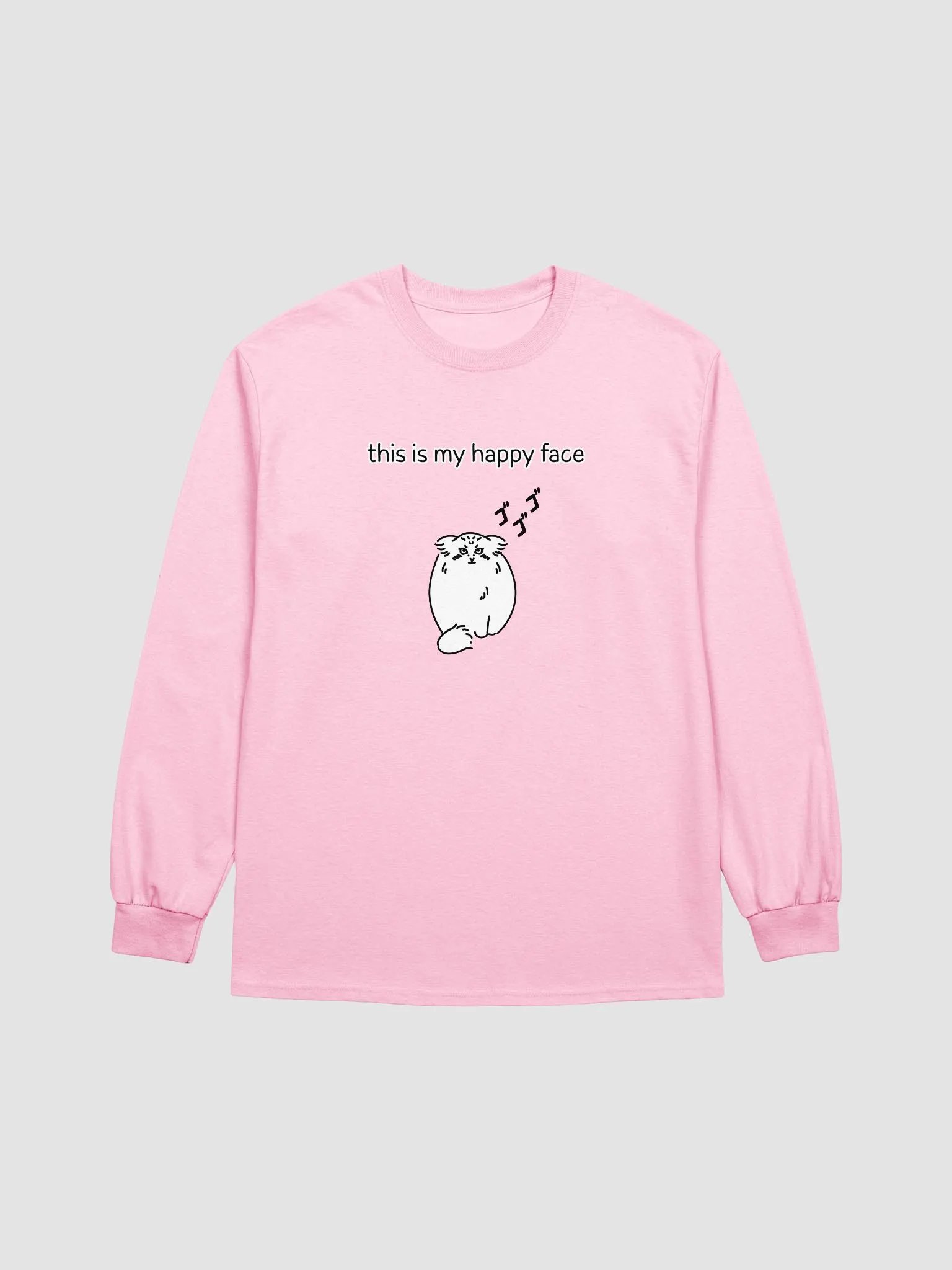 This Is My Happy Face - Gildan Unisex Long Sleeve Tee product image (9)