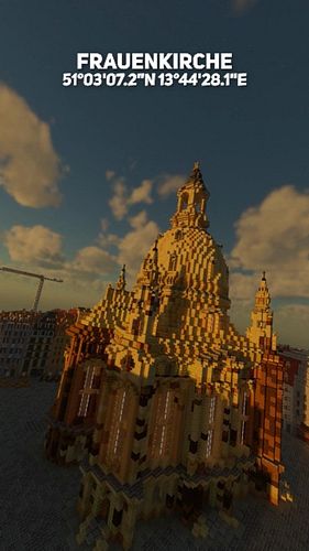 Die SCHÖNSTEN Gebäude in #deutschland ... in #minecraft #dresden #köln #münchen #passau #berlin #hannover #btegermany #bte #b...