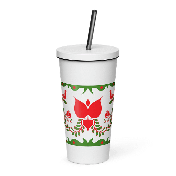 Hungarian Folk Art Paradise Insulated Tumbler product image (1)