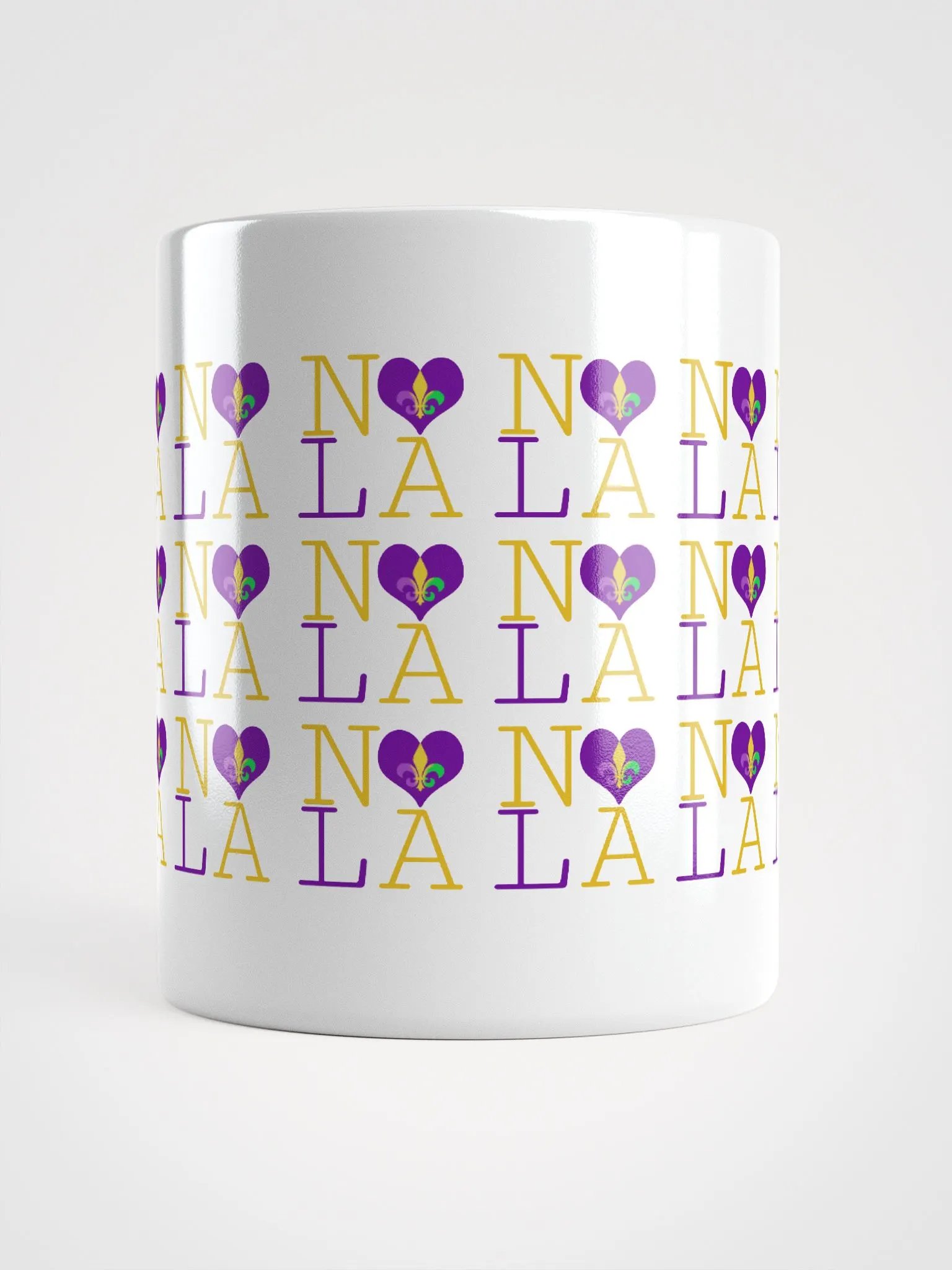 I LOVE NOLA **LEGACY MUG** (MARDI GRAS 3 INFINITY WALL) product image (13)