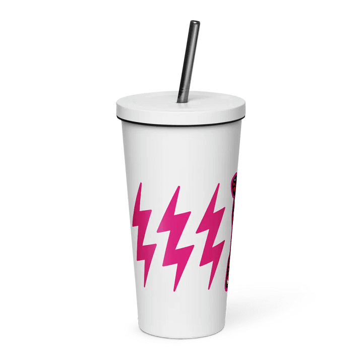 Red Electric Tiger with Pink Lightning - Insulated Tumbler product image (2)