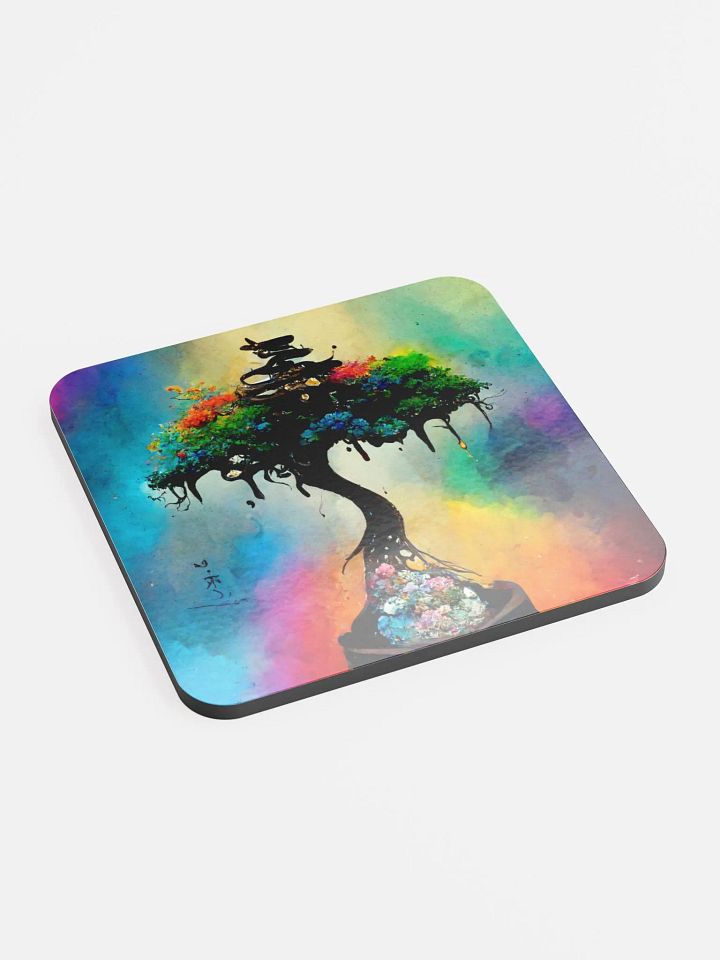 Vibrant Bonsai Dreams Coaster product image (2)