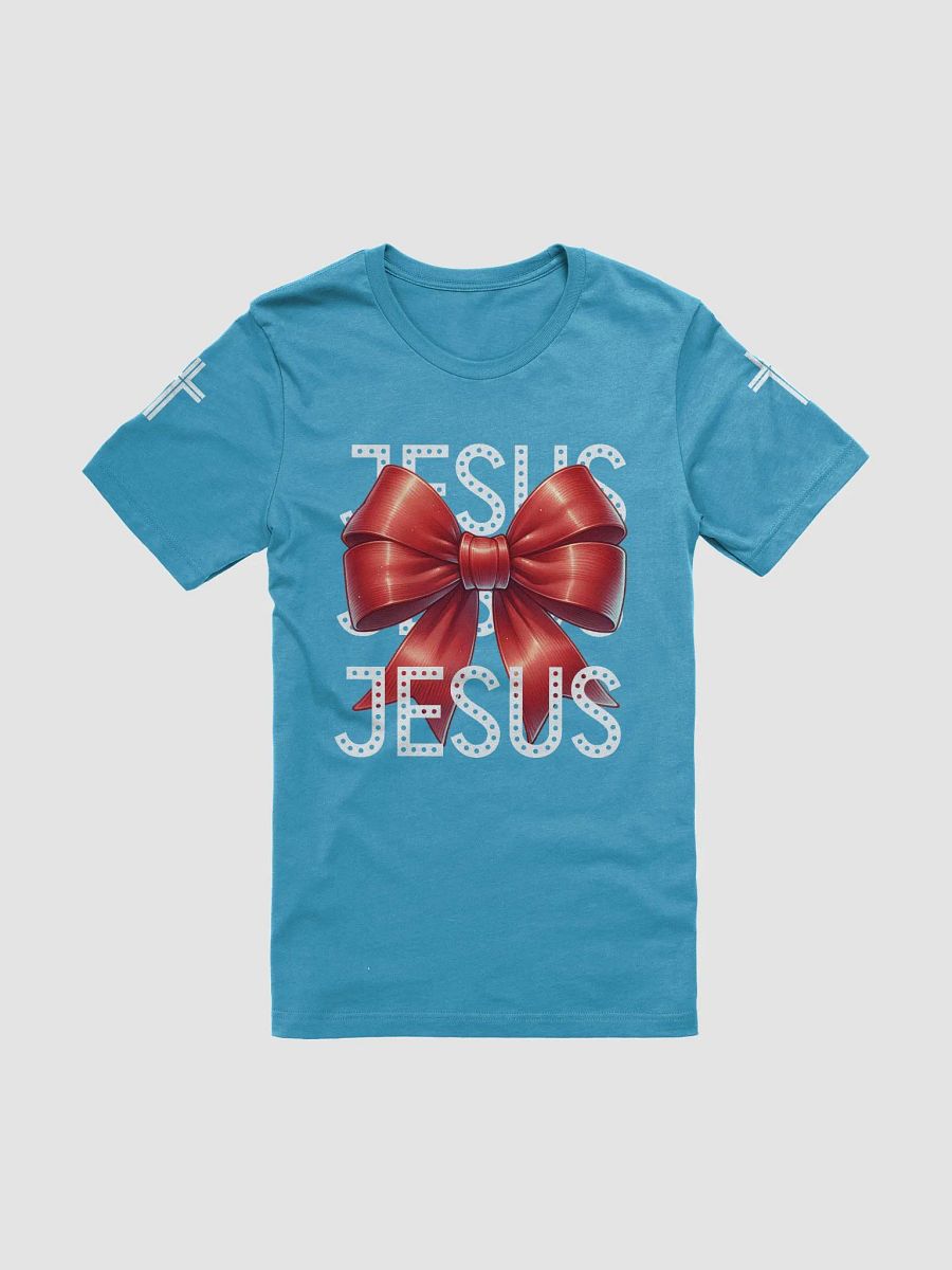 JESUS Bow Charm Bella Canvas Supersoft Tee product image (1)