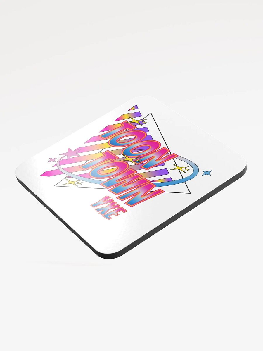 Toon Town Yxe Triangle Vibrant Cork Coaster product image (4)