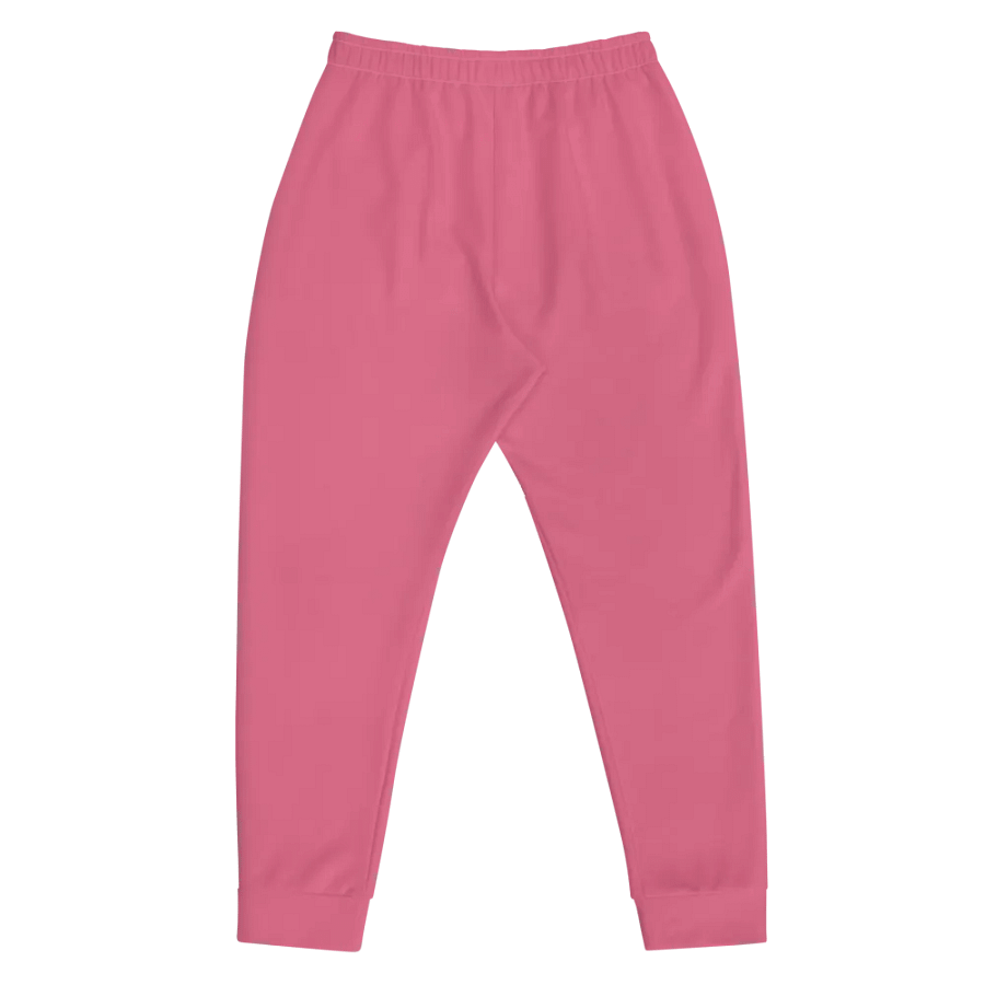 Plain Rosy Pink True Summer Recycled Polyester Premium Men's Joggers by Treasure Pie product image (5)