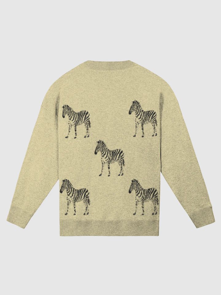 Mellow Yellow Zebra Sweater product image (8)