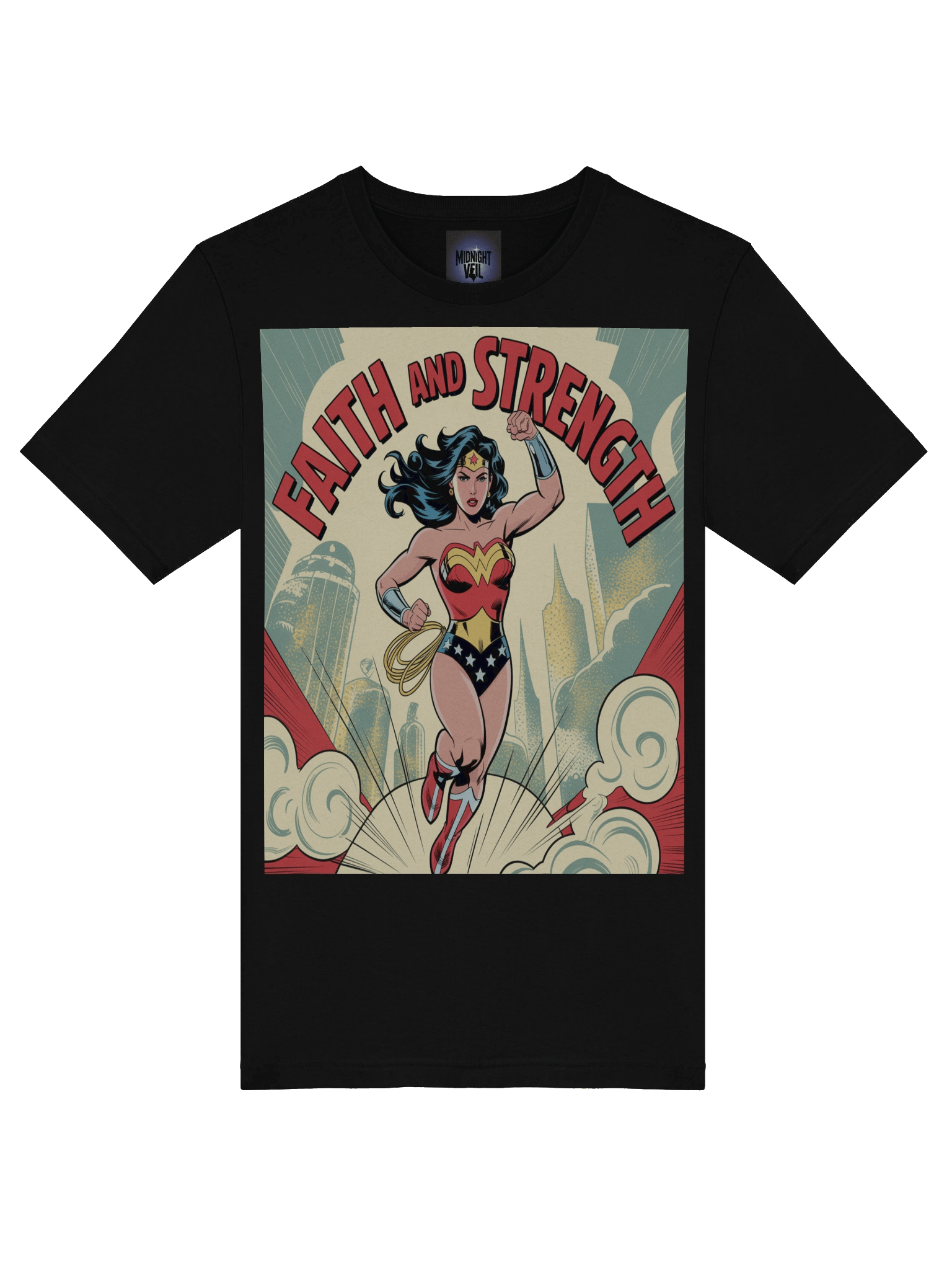 Wonder Woman Faith and Strength Supersoft T-Shirt product image (7)