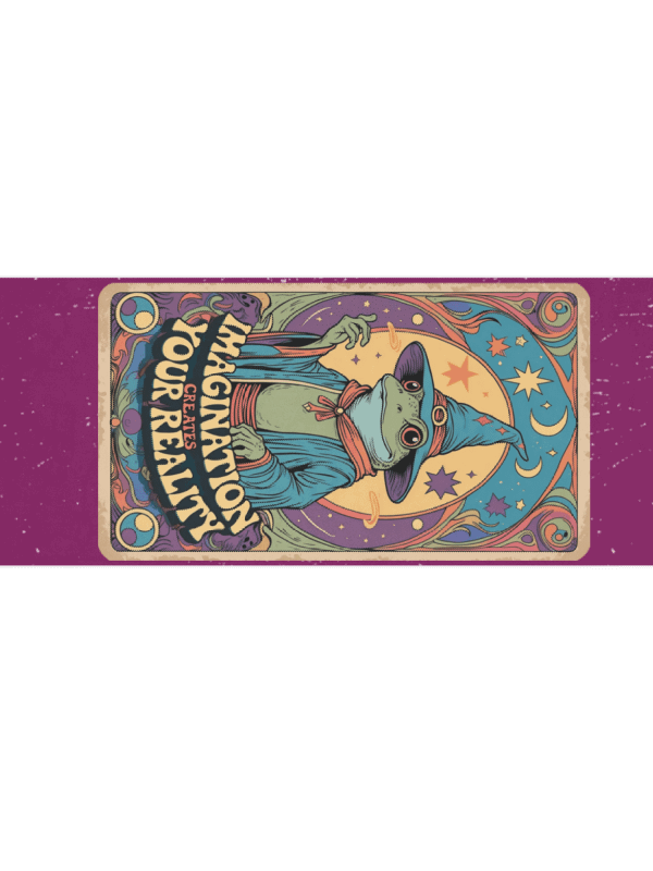 Imagination Creates Your Reality Frog Yoga Mat product image (3)