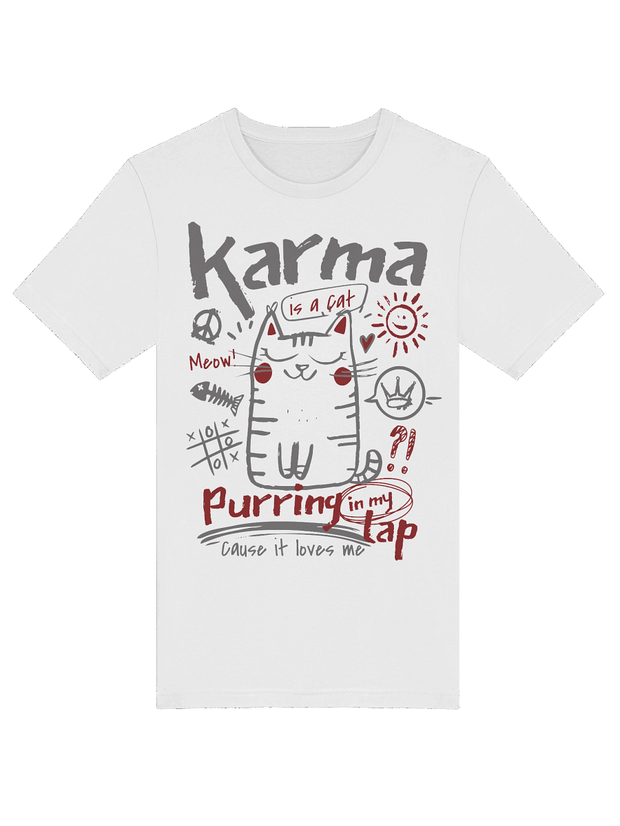Karma is a Cat | Unisex Bella+Canvas Supersoft T-Shirt product image (6)