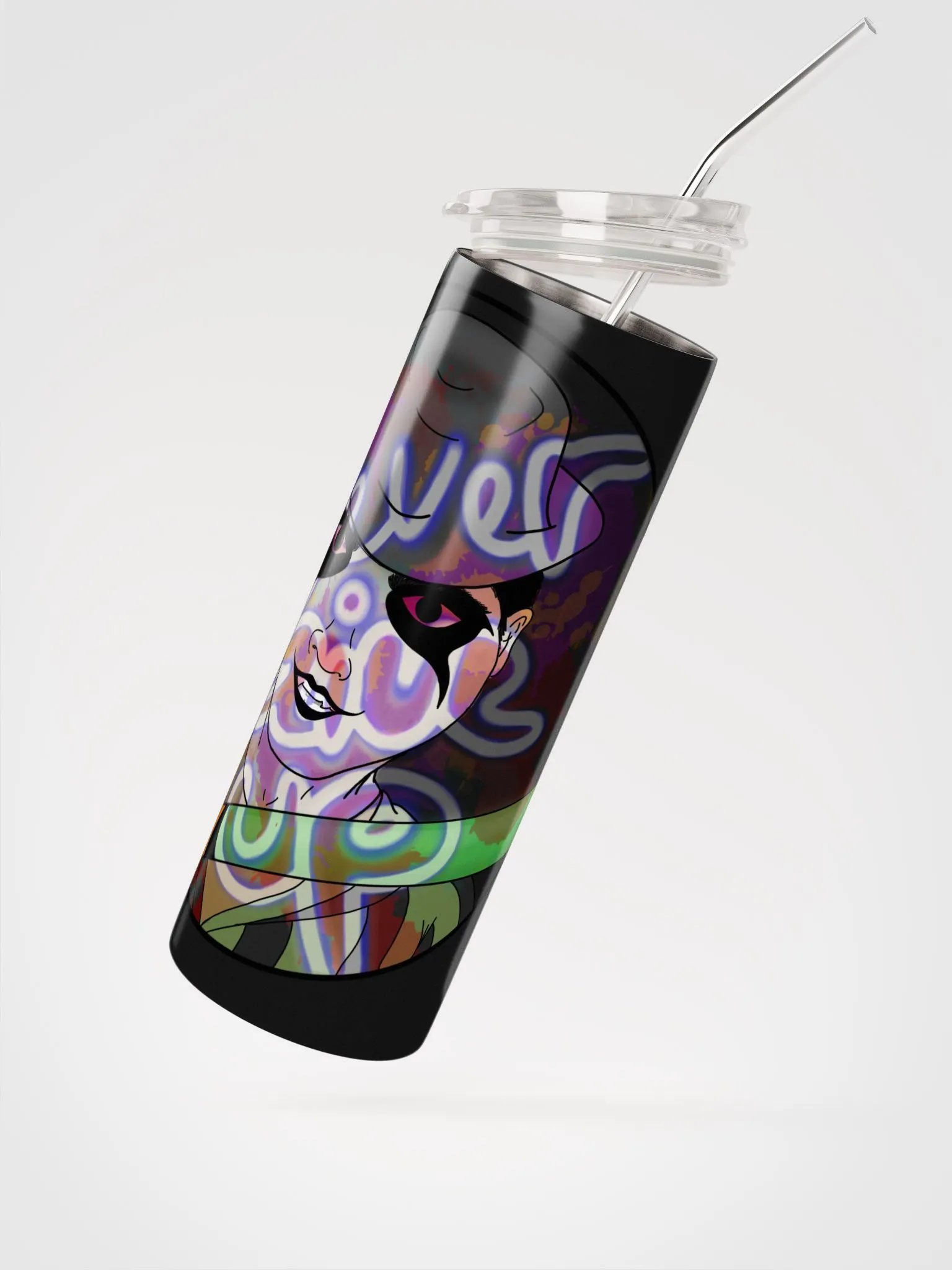 TWISTED CHAOS NEVER GIVE UP TUMBLER product image (2)