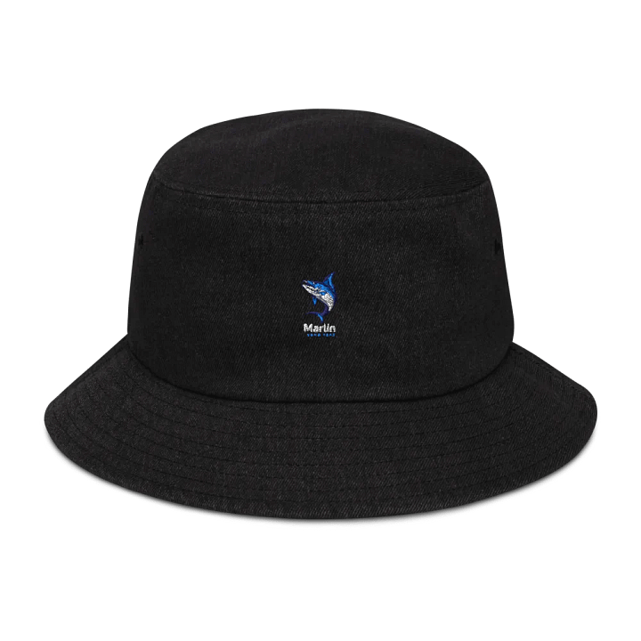 Leaping Blue Marlin Denim Bucket Hat product image (1)