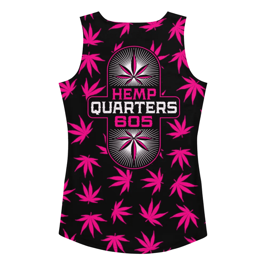 Copy of HempQuarters Pink Marijuana Tank Top product image (3)