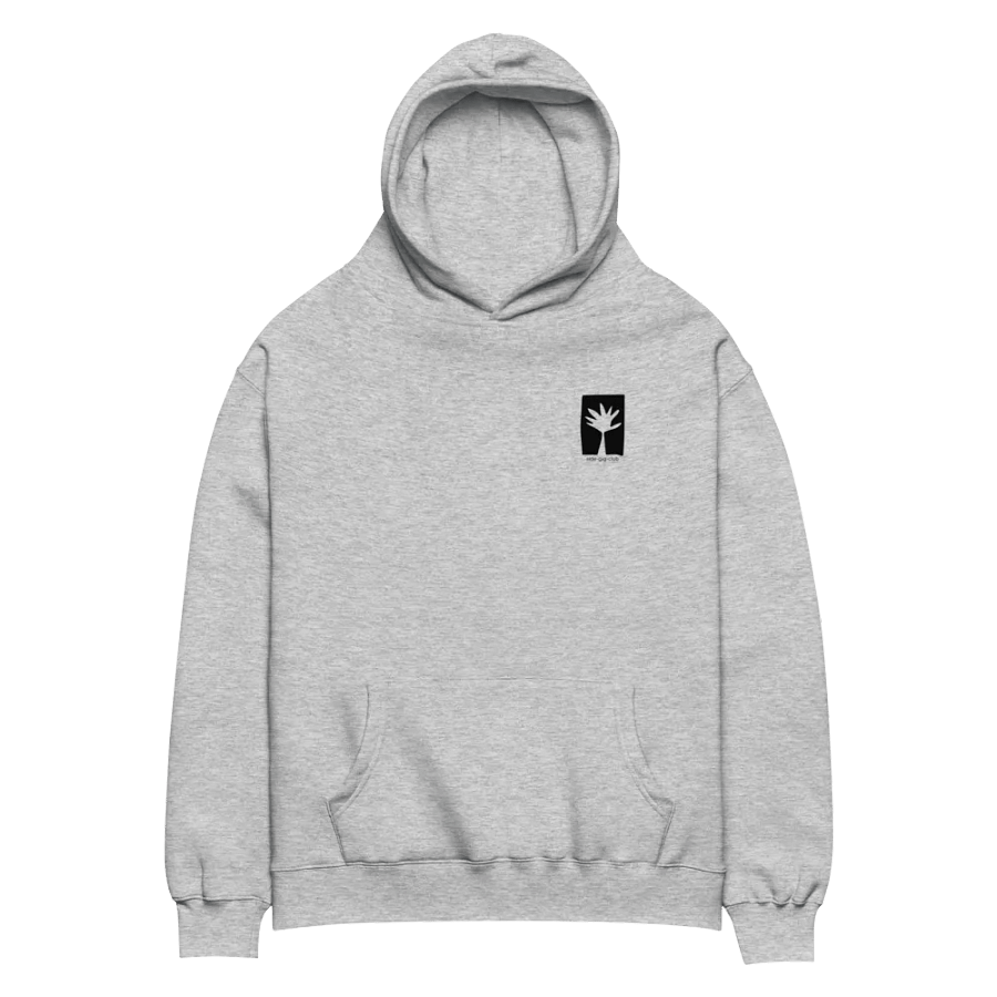 Three Facts About a Hustler Oversized Hoodie - Streetwear Edition in Vivid Black product image (4)