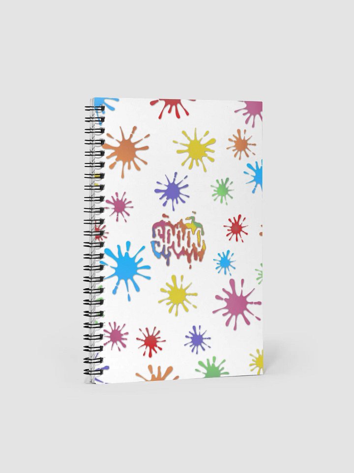 Splatter Spooo Spiral Notebook product image (1)