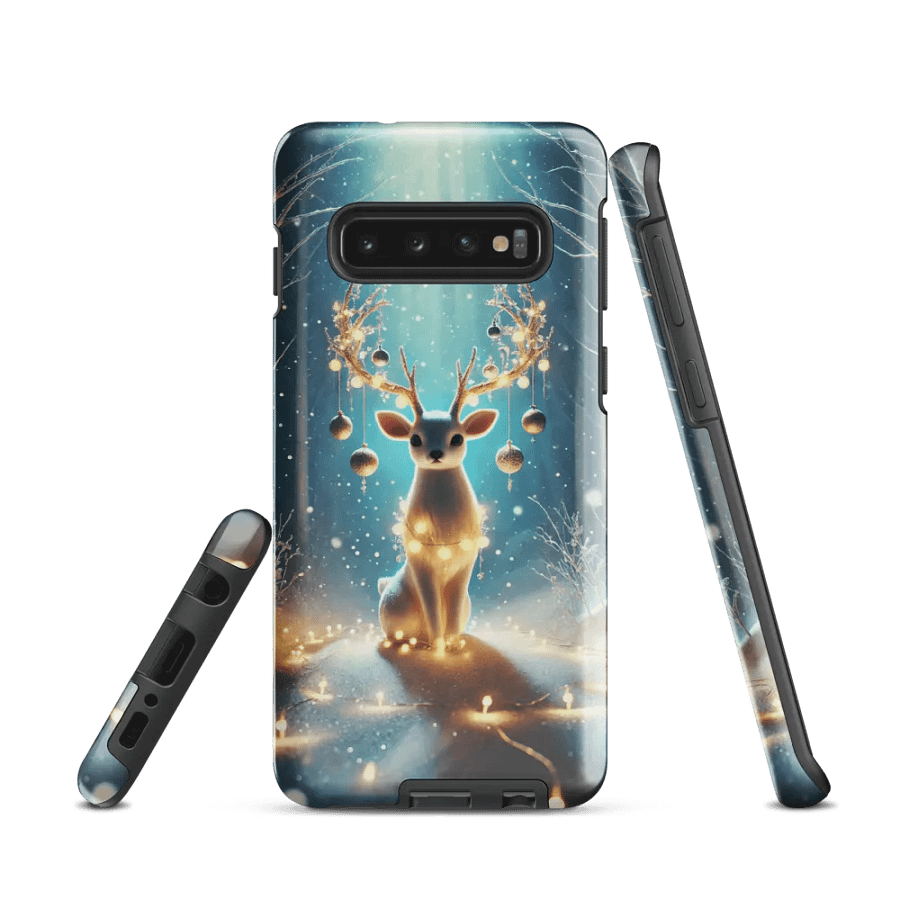 Enchanted Reindeer Samsung Tough Case – Holiday Elegance product image (1)