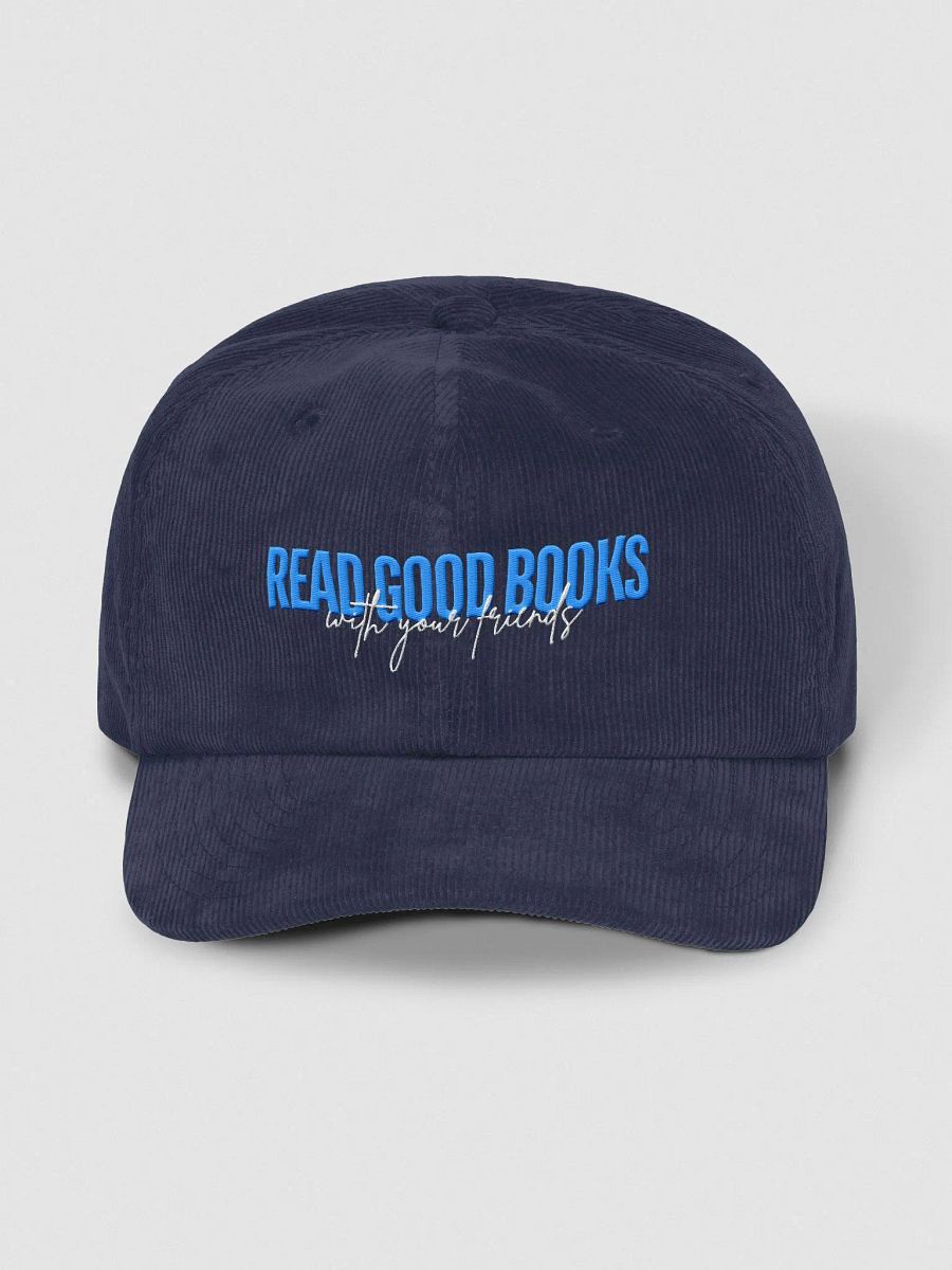 Read Good Books | Corduroy Embroidered Hat product image (15)