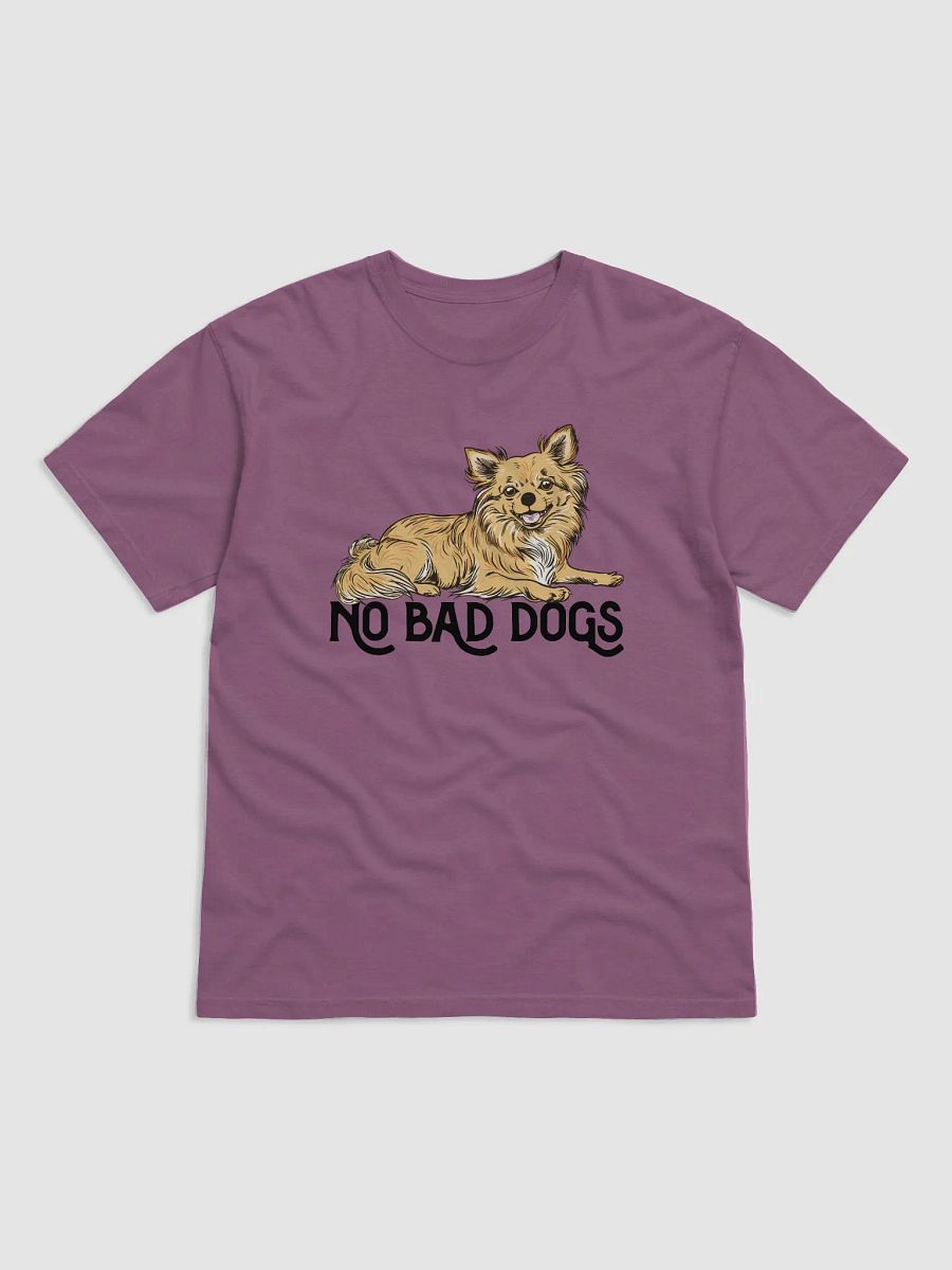 No Bad Dogs T-Shirt of a Long-Haired Chihuahua | Funny T-Shirt for Chihuahua Paw-rents product image (9)
