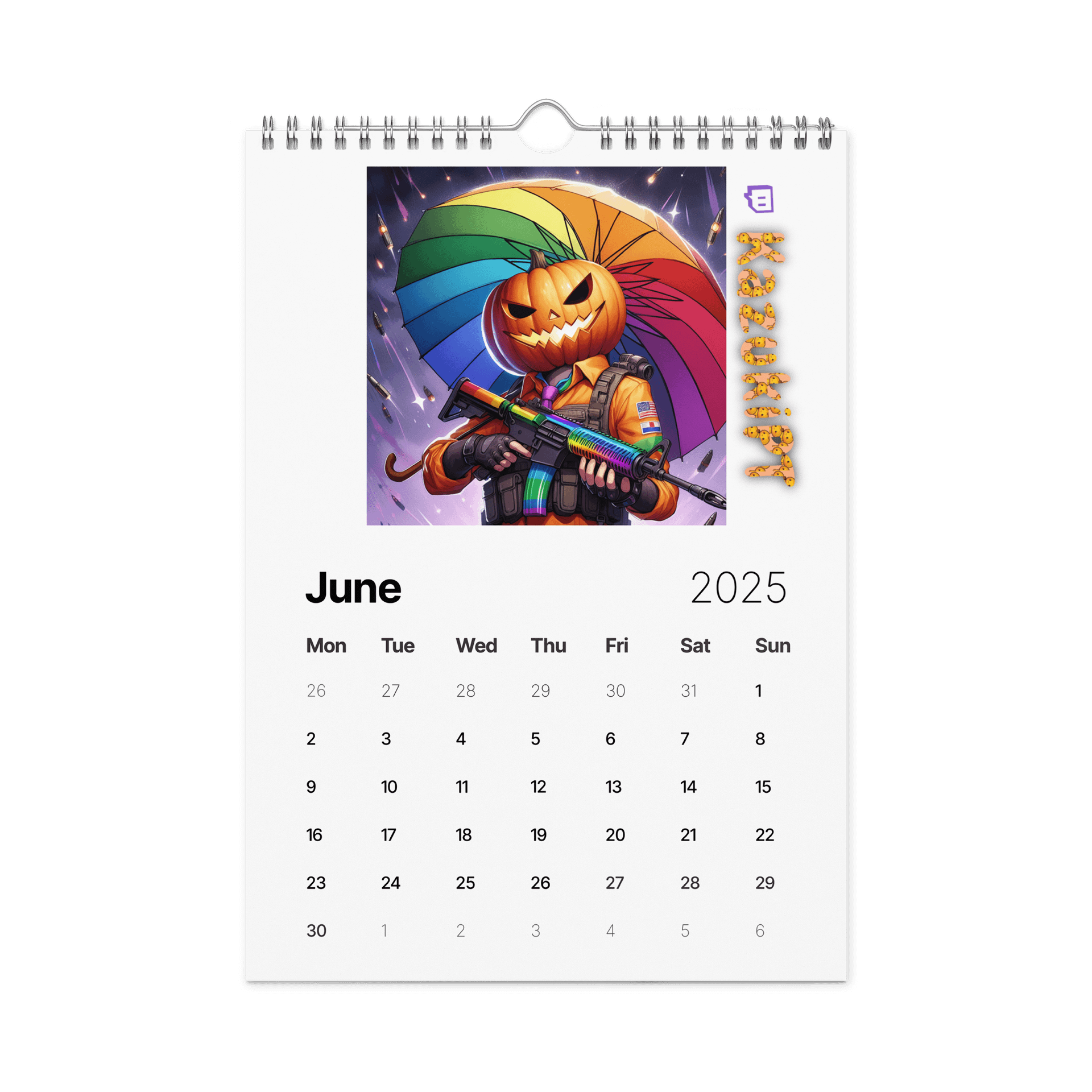 2025 Visionary Wall Calendar product image (8)