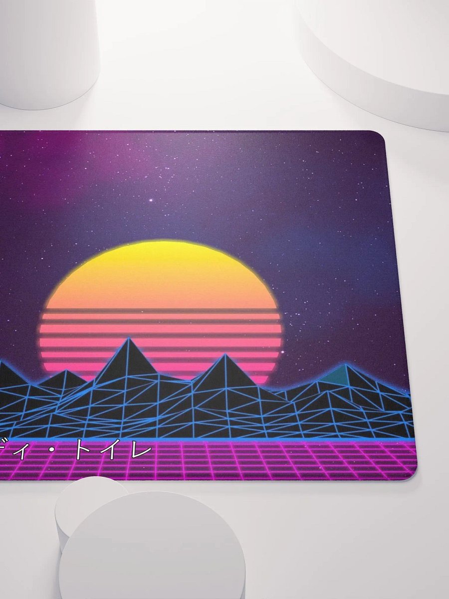 SynthWave Mousepad with Japanese Writing product image (5)